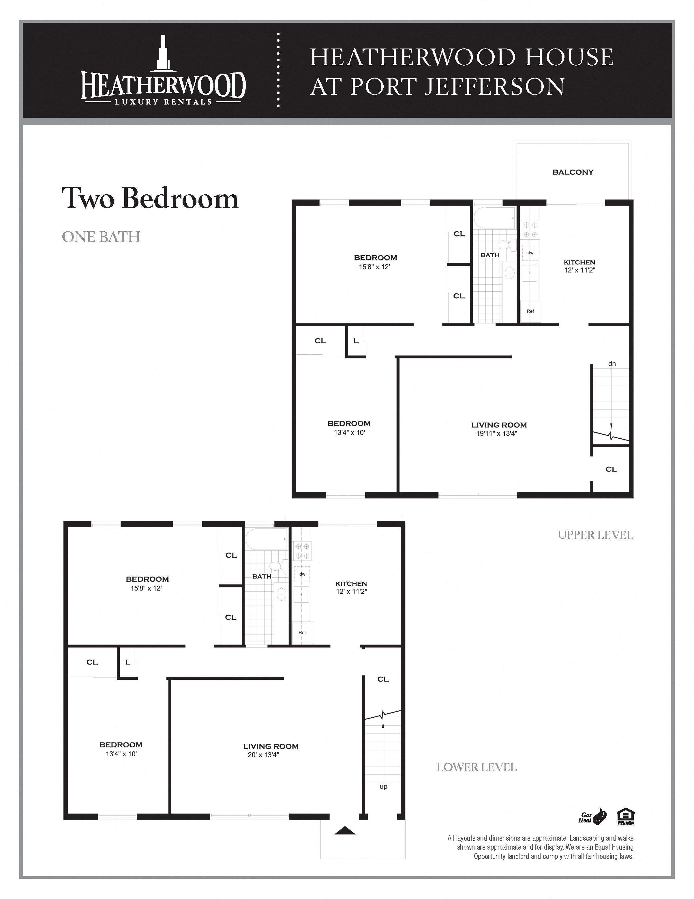 Two Bedroom Floor Plan